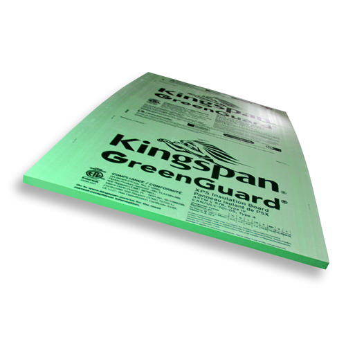 Kingspan GreenGuard .75 x 4 x 8 Shiplap Edge Facers Foam Board Insulation