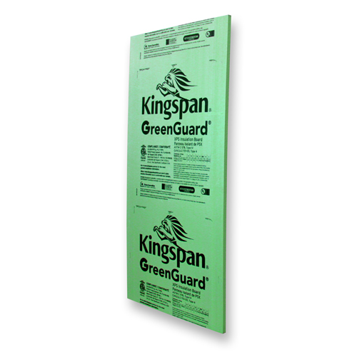 Kingspan GreenGuard 1 x 16 x 8 Square Edge Foam Board Insulation